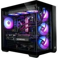 Thermaltake FTW RTX 5070 Ti Black, Gaming-PC - schwarz/transparent,
