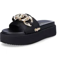 Buffalo Damen Pantolette Noa Slide Chain 2.0 schwarz -
