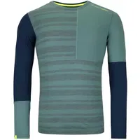 Ortovox 185 Rock'N'Wool Long Sleeve Unterwäsche Herren Arctic Grey