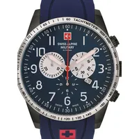 Swiss Alpine Military Multifunktionsuhr 7082. braun