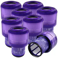 Sichler Haushaltsgeräte 8er-Set HEPA-Filter für Dyson V11-Modelle, waschbar, Reinigungsbürste
