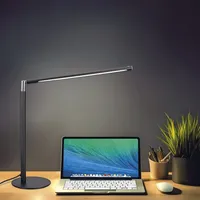 Melitec T186 LED-Schreibtischlampe – Dimmbar, 3 Lichtfarben, Memory-Funktion Farbe