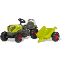 Rolly Toys rollyKid CLAAS AXOS 240 Trettraktor mit Anhänger