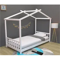 Hti-Living Hausbett Weiß 90 x 200 cm (90 x