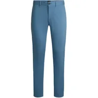 Boss Slim Fit Chino mit Gürtelschlaufen, Hellblau, 36/32