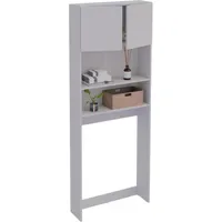 VCM Goralo Waschmaschinenschrank 70 x 182 cm Weiß