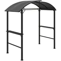 Outsunny Grillpavillon 2,09 x 1,1 m Dunkelgrau