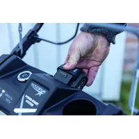 Woodster Benzin-Rasenmäher BLM460-150ES inkl. 2Ah Akku + 2,4A Ladegerät