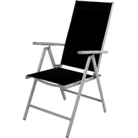 Mojawo Hochlehner Klappstuhl + Klapphocker Fußhocker Aluminium Textilen