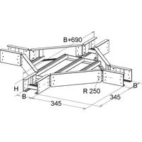 Niedax GFK-Kreuzung ULX 80.150