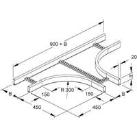 Niedax T-Stück KRCT 60.325 F