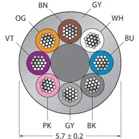 Turck Aktuator- u. Sensorleitung CABLE8X0.25#6628861