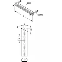 Niedax Sprosse SPCKL 86/700 F