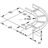 Niedax Kleiner Bogen KROBK 60.325 F