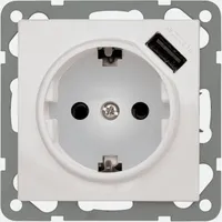 Peha Peha, Universelle USB-Steckdose D 6511.03 SI USB