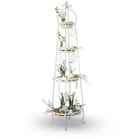 Loberon Etagere Ipas, Französischer Landhausstil, Charmantes Antik-Finish, Mehrstöckig, Vielseitig