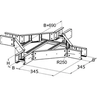 Niedax GFK-Kreuzung ULX 100.200