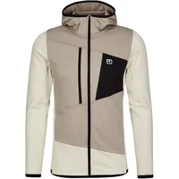 Ortovox Fleece Grid Hoodie Jacke (Größe S, beige)