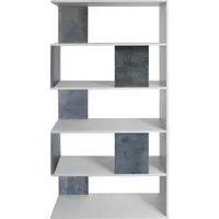 Hti-Living Raumteilerregal 5 Regalfächer 1-tlg. Weiß