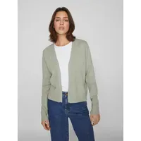 VILA VIRIL Kurzer offener Strickjacke Grün L