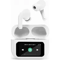 Gembird TWS-LCD-ANC-01-W HiFi In Ear Kopfhörer Bluetooth® Stereo Weiß