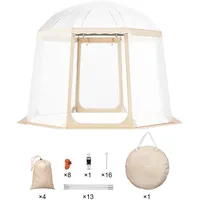 Vevor Pop-Up-Pavillon Camping Kuppel Bubble Zelt 4-8 Personen 3x3x2,1m