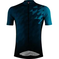 Löffler Bike FZ Zack Mid Kurzarm-radtrikot - blue coral