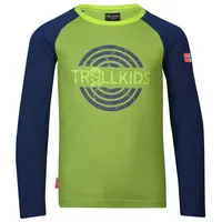 TROLLKIDS Longsleeve Preikestolen in kiwi/mystic blue | Gr.: 104