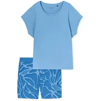 SCHIESSER Shorty Modern Nightwear (2 tlg) leichter Schlafanzug Kurz