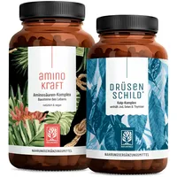 NATURTREU Schildkraft-Paket: Aminokraft, Drüsenschild - Naturtreu® 279,8 g