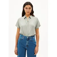 ARMEDANGELS Damen Bluse aus LENZINGTM ECOVEROTM Viskose LARISAANA Schilf,