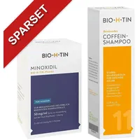 BIO-H-TIN Minoxidil 50mg/ml Männer + BIO-H-TIN Coffein-Shampoo
