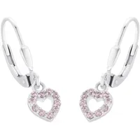 Prinzessin Lillifee Ohrhänger Lillifee rosa Silber 2036433 2,1 cm