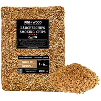 PINI 800 g Räucherchips Buche 4-6 mm Smoking Chips