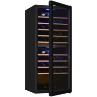 GGV Exquisit Exquisit Weinkühlschrank WS2-114-GTE-160G schwarz