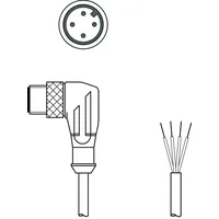 Leuze Anschlussleitung KS U-M12-4W-V1-020