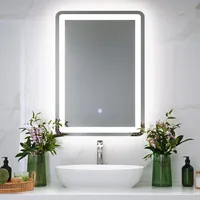 Ledscom.de LED Spiegel BALI mit Beleuchtung, 50 cm x
