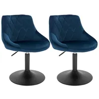 Woltu Barhocker 2er Set Tresenhocker Barsessel Loungesessel Polsterstuhl mit