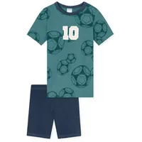 SCHIESSER Youth-Mens Jungen Pyjamaset, grün_181077, 92 - 92