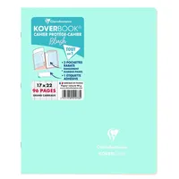 Clairefontaine 10x Koverbook Heft 17x22cm, 48 Blatt 90g, Minze/Puderrosa