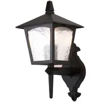 Elsteadlighting York 1-flammige Wandlaterne - Schwarz - BL5-BLACK