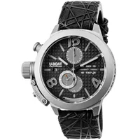 U-Boat 3004 Herrenuhr Classico Titanium Black Automatik Chronograph 45mm