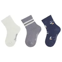 Sterntaler Söckchen 3er-Pack Fische helltürkis, 19/22