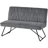 Dubi möbel Sitzbank, Grau, Metall, 140x89x65 cm Esszimmer, Bänke,