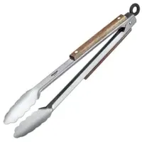 Westmark Classic Wood Grillzange mit Feststellmechanismus, 16282270 + Servierzange
