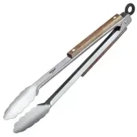 Westmark Grillzange Midi 31 cm Edelstahl/Holz Braun/Silber