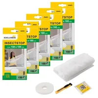 Schellenberg Fliegengitter für Fenster, Polyester, zuschneidbar, waschbar, 150 x