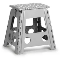 Basera Klappbarer Tritthocker Kunststoff grau 38,5 x 31,5 x
