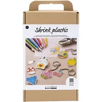 Creativ Company DIY Sets Plastikschrumpffolie Kreativ Mix Plastikschrumpfplatten ,