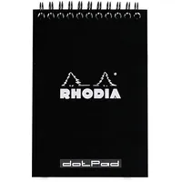 Rhodia 5x Spiralblock dotPad A6, 80 Bl dot/punktkariert 80g